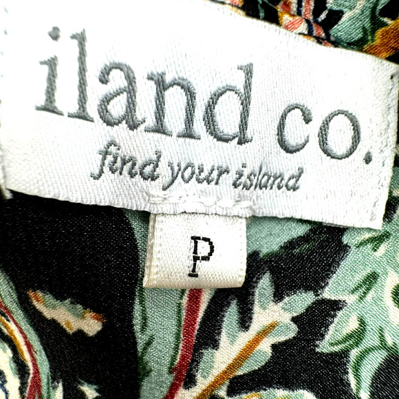 ISLAND COMPANY Floral Silky Swim Long Open Cover Up Kaftan Kimono Boho Resort - Picture 5 of 10